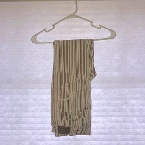 multi color striped jeans